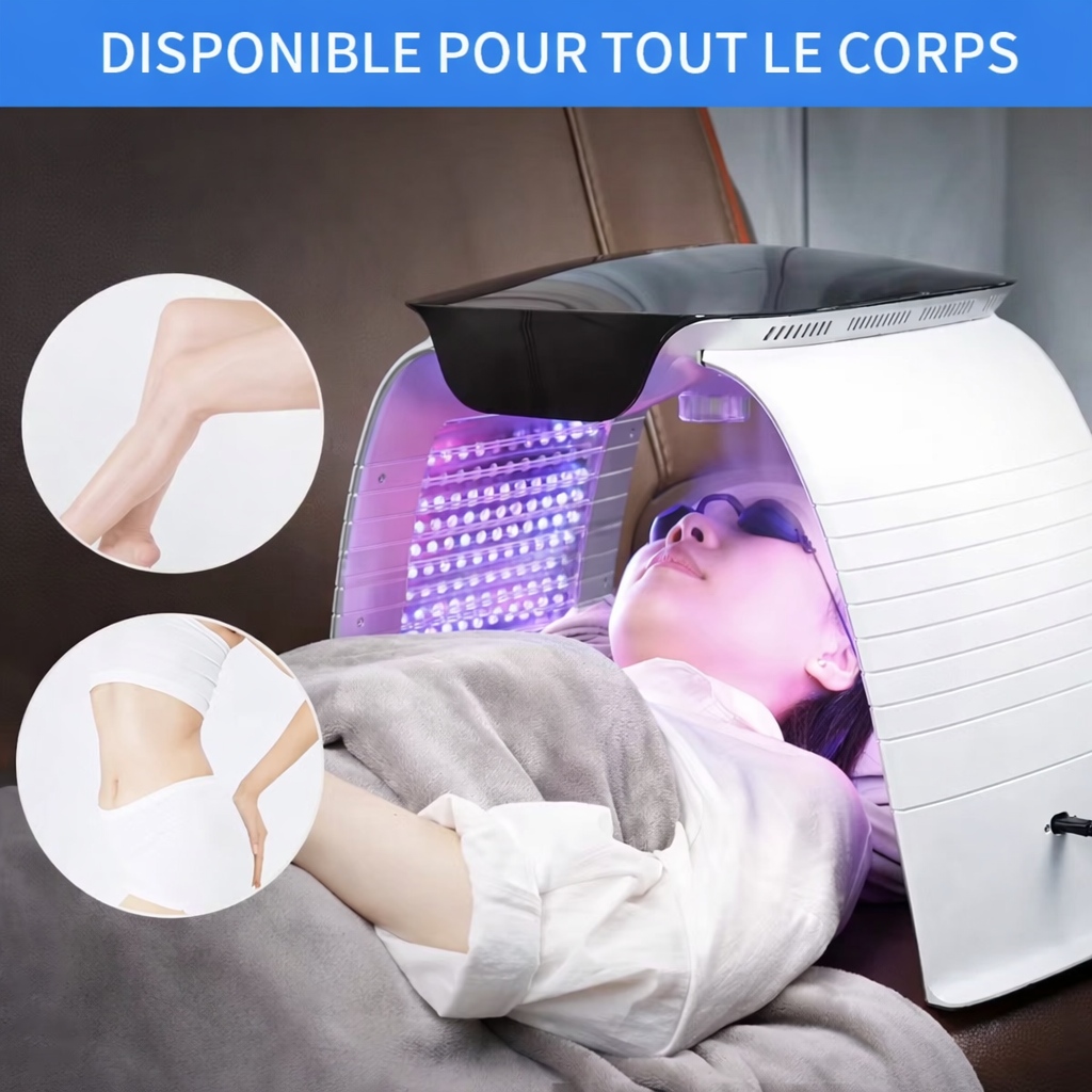 Appareil de Luminothérapie LED PDT à 7 Couleurs avec Spray Froid